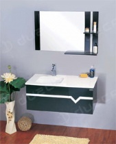 microcrystal stone basin with cabinet