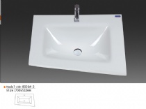 glass crystallized wash basin