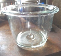 glass mixer bowl